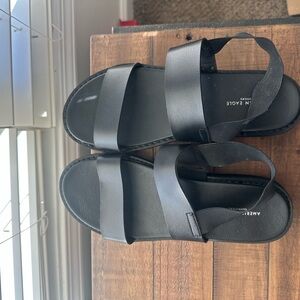 American Eagle Black Sandals